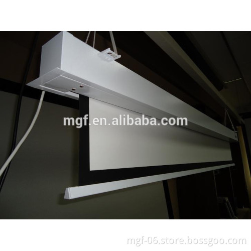 MGF-16:9 In-ceiling Electric Projection Screen/100",120" size ceiling motorized projector screen